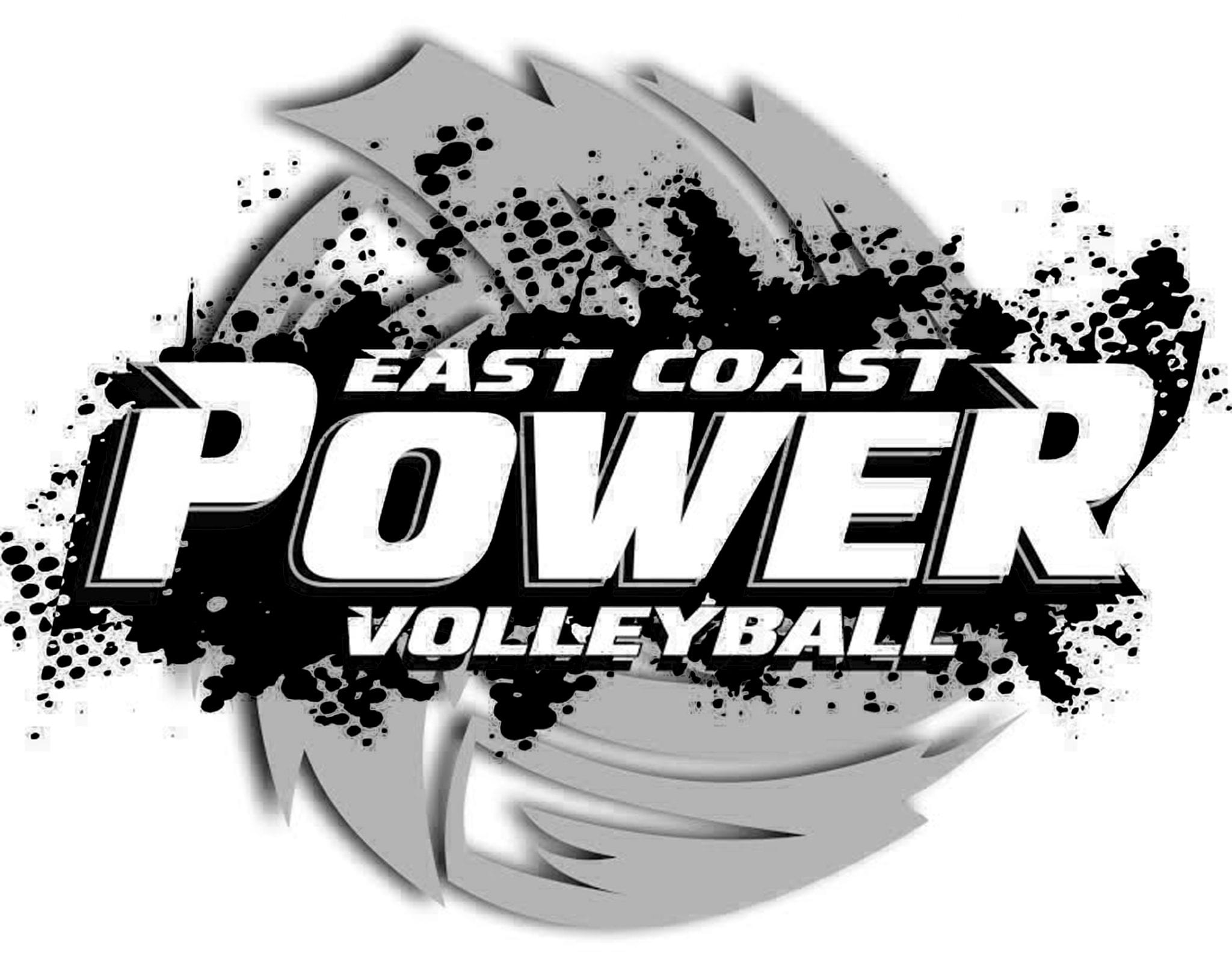 VECTOR DESIGN FOR EAST COAST POWER VOLLEYBALL