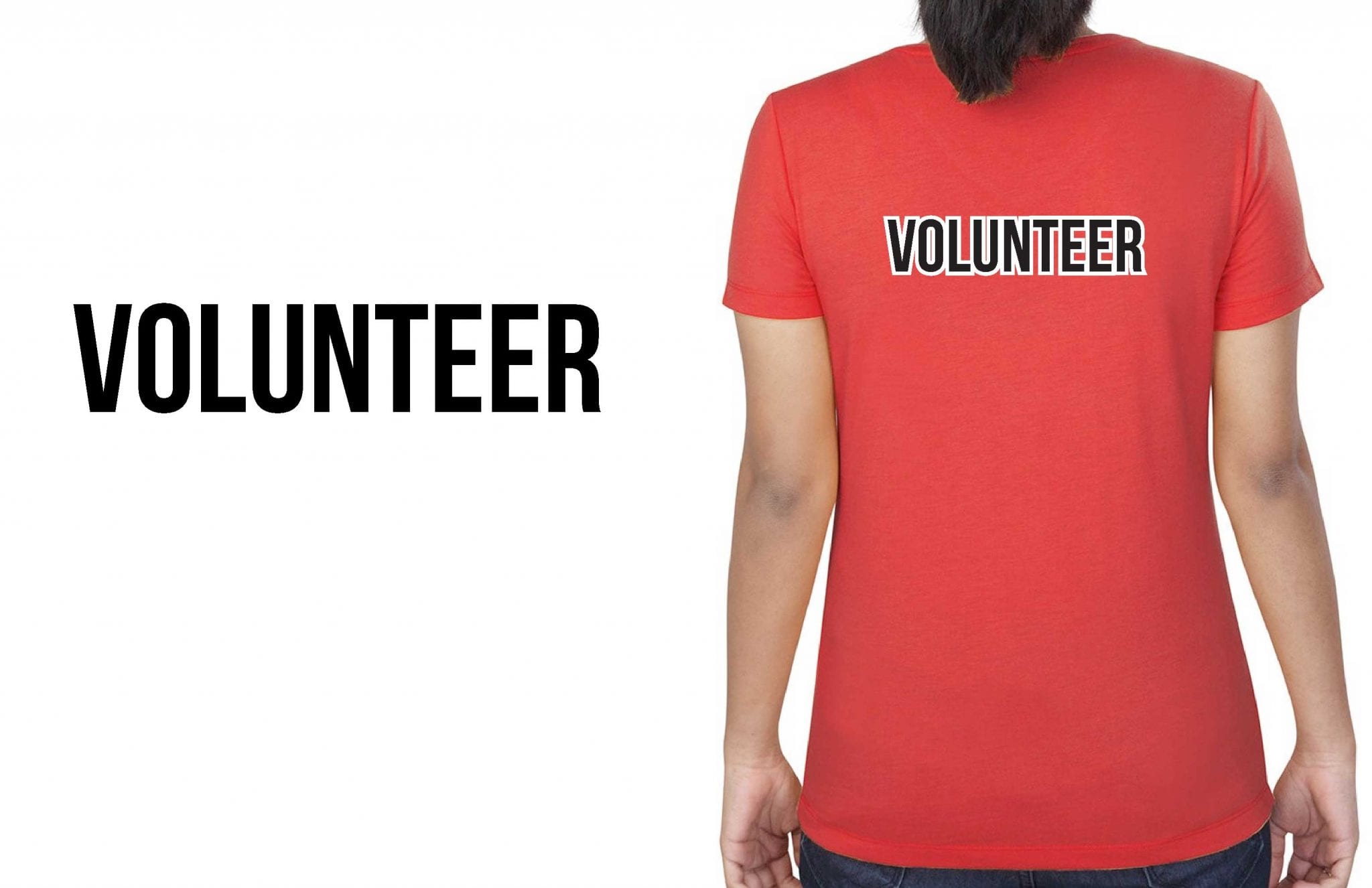 T SHIRT VECTOR DESIGN FOR VOLUNTEERS