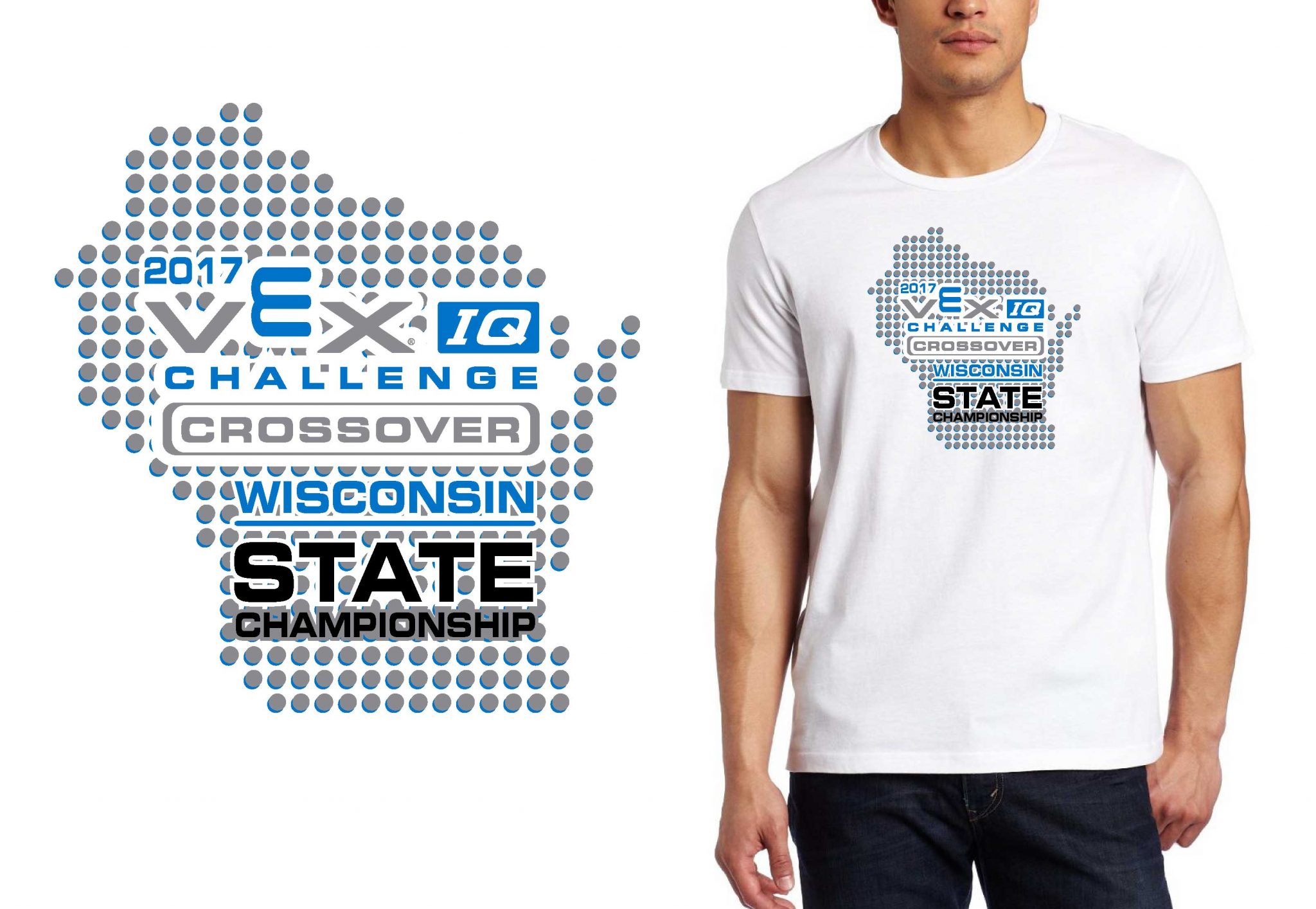 VEX ROBOTICS LOGO for EX-IQ-Challenge-Wisconsin-State-Championship T-SHIRT UrArtStudio