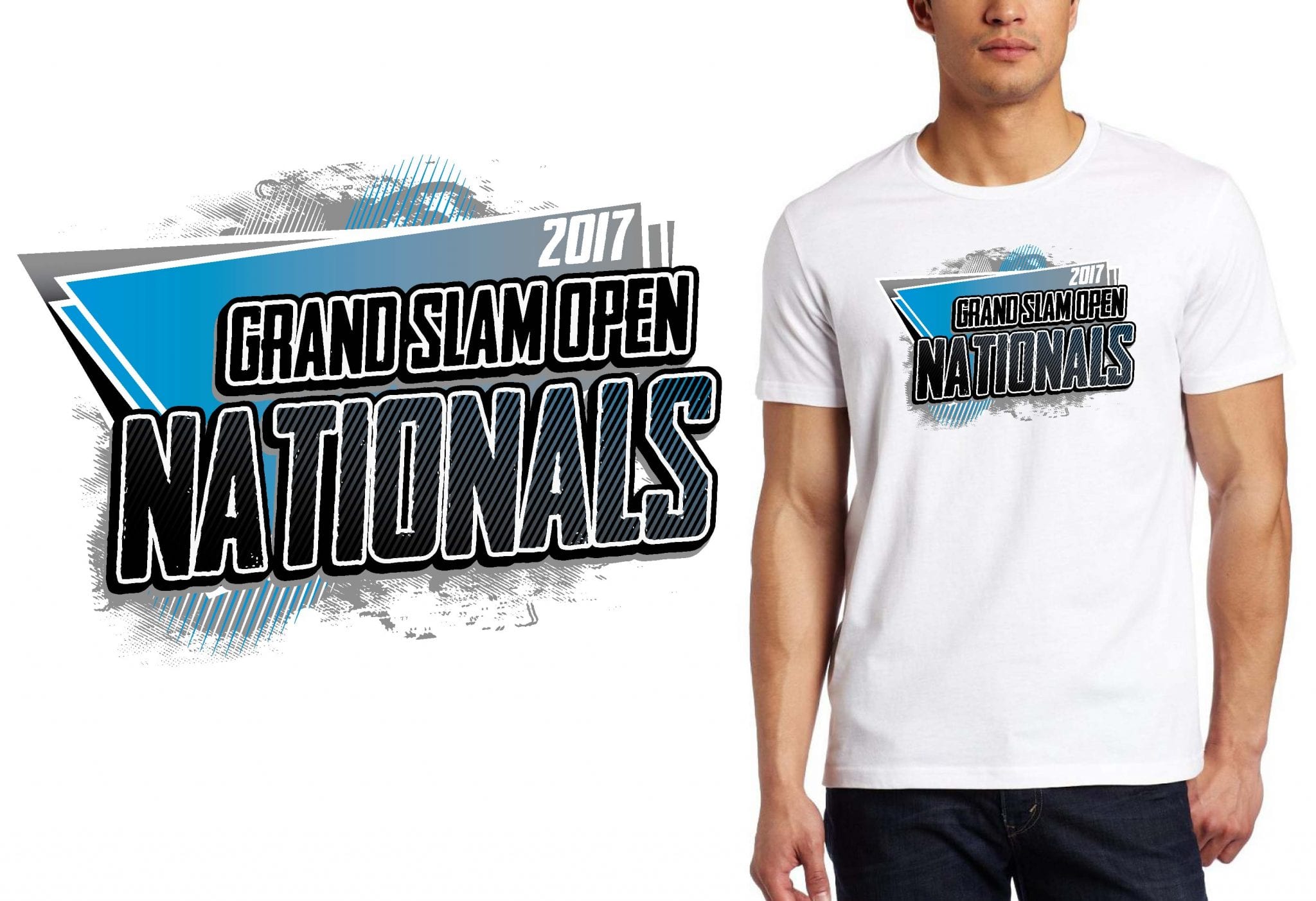 MARTIAL ARTS T SHIRT LOGO DESIGN Grand-Slam-Open-Nationals BY UrArtStudio