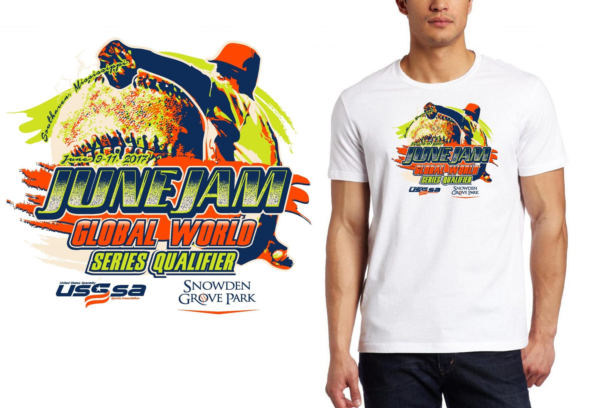 BASEBALL LOGO for Global-World-Series-Qualifier T-SHIRT UrArtStudio