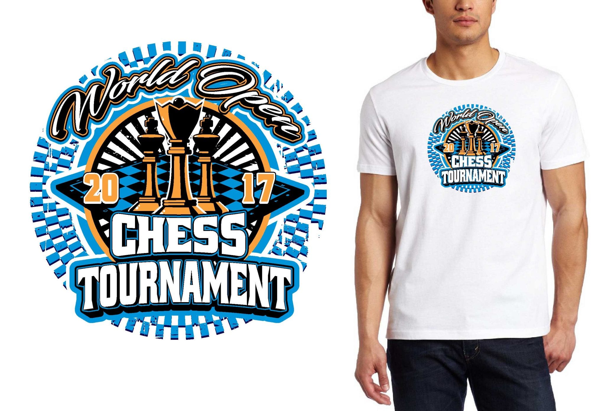 2016 World Open Chess Tournament logo design