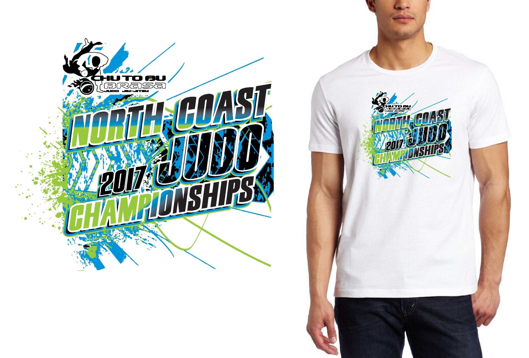 JUDO LOGO for North-Coast-Judo-Championships T-SHIRT UrArtStudio