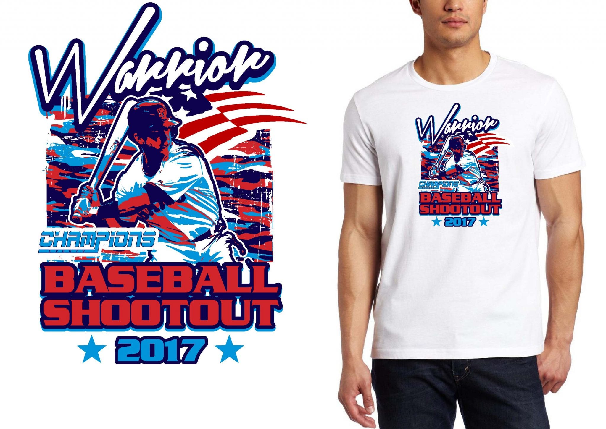 BASEBALL LOGO for North-Coast-Judo-Championships T-SHIRT UrArtStudio