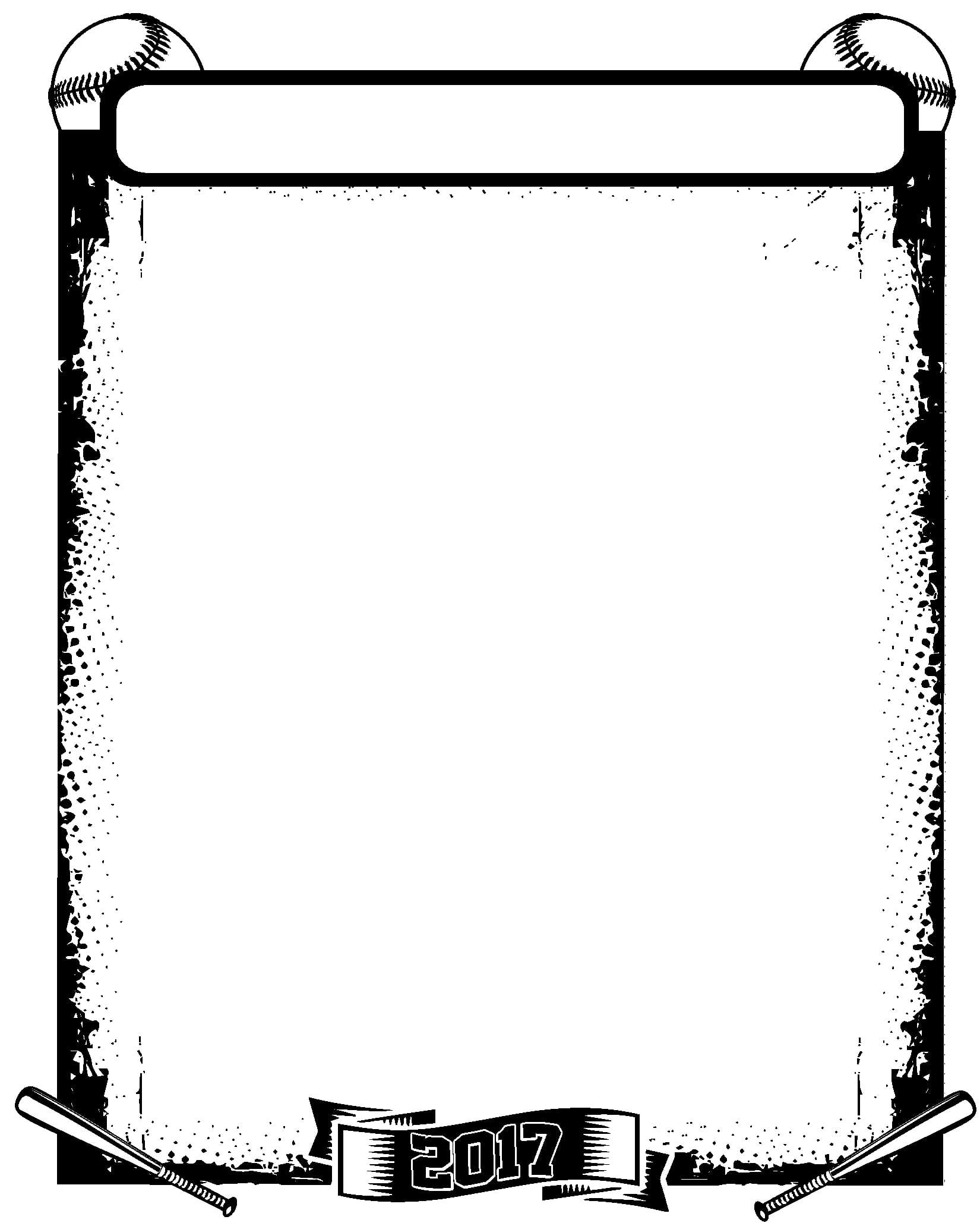SOFTBALL T SHIRT ROSTER FRAME DESIGN ONE COLOR BLACK BY UrArtStudio