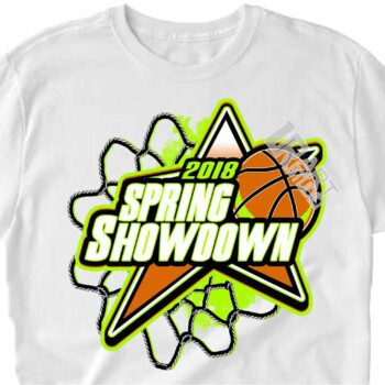 BASKETBALL SPRING SHOWDOWN 2018, VECTOR LOGO DESIGN DOWNLOAD