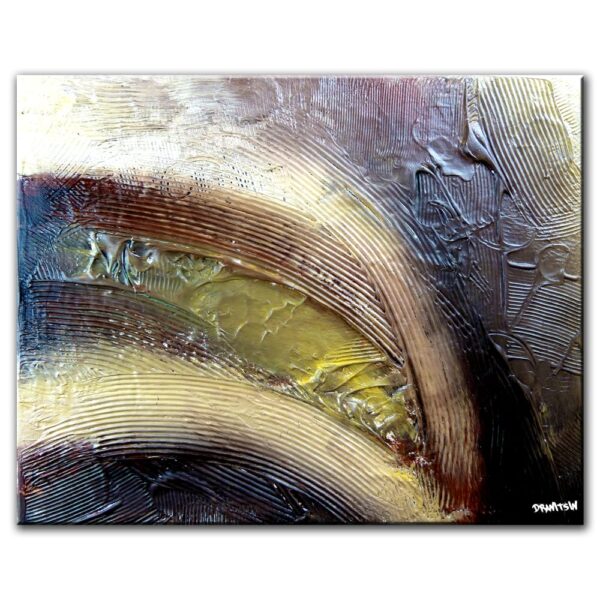 Voussoir, ARCH BROWN, ABSTRACT PAINTING