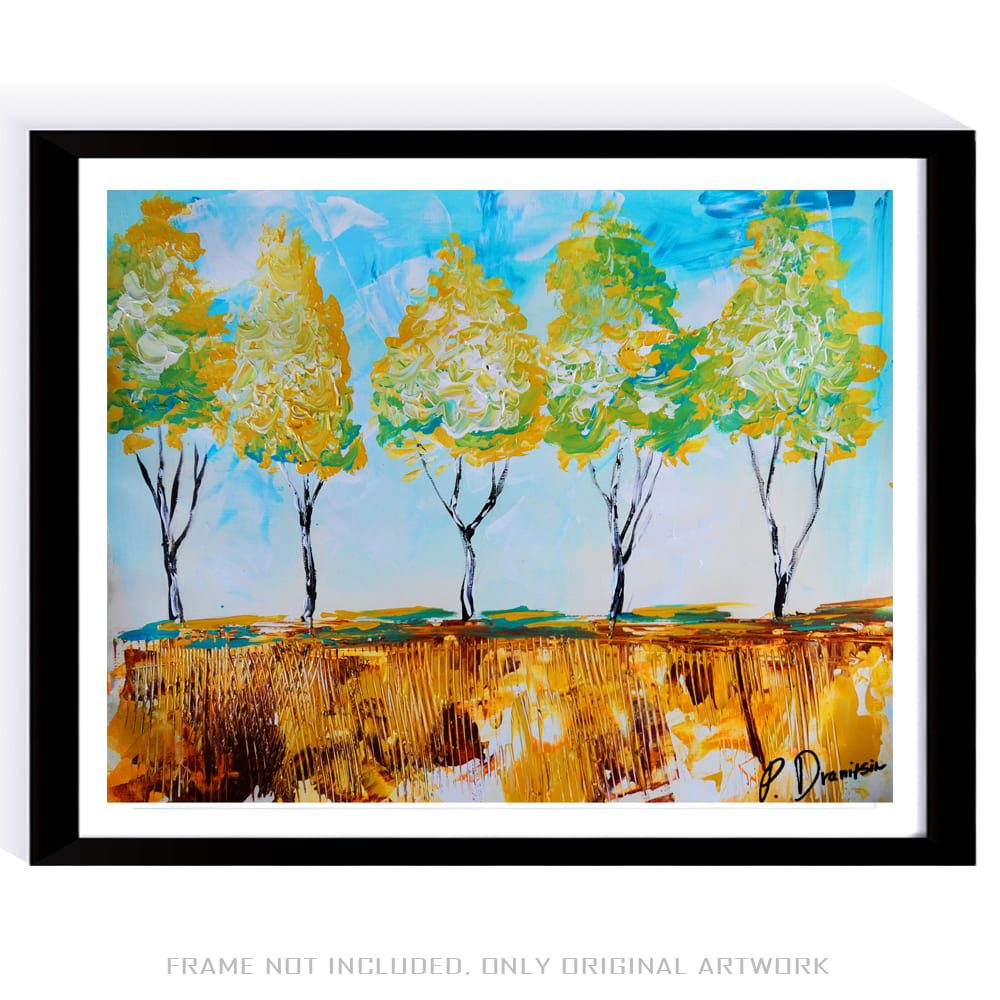 A Masterpiece of Nature: “In the Front Row” – A Stunning Landscape Painting by UrArtStudio