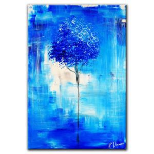 ABSTRACT PAINTING OF A TREE
