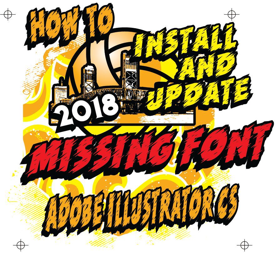 How to install and update missing font Adobe Illustrator