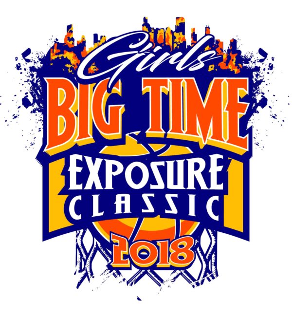 GIRLS-BIG-TIME-EXPOSURE-CLASSIC-BASKETBALL-2018-adjustable-t-shirt-logo-design-1