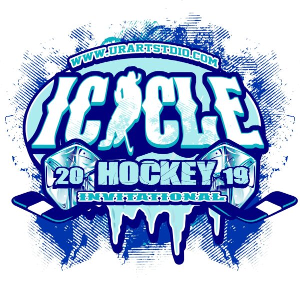 HOCKEY-ICICLE-INVITATIONAL-2019-T-shirt-vector-logo-design-for-print
