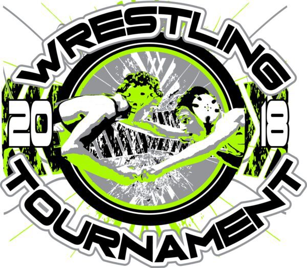 WRESTLING-TOURNAMENT-2018-adjustable-t-shirt-logo-design