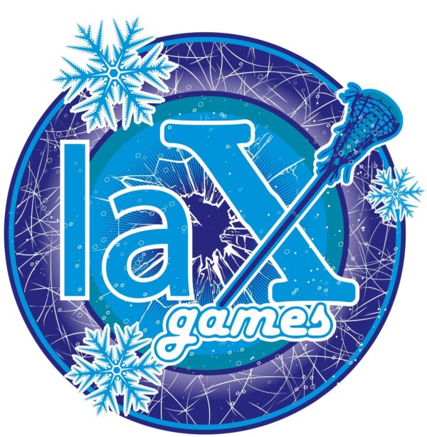 LAX GAMES T-shirt vector logo design for print