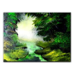 DEEP IN THE FOREST, original painting by Dranitsin