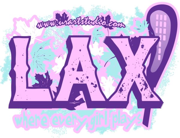 LAX-where-every-girl-play-customizable-T-shirt-vector-logo-design-for-print