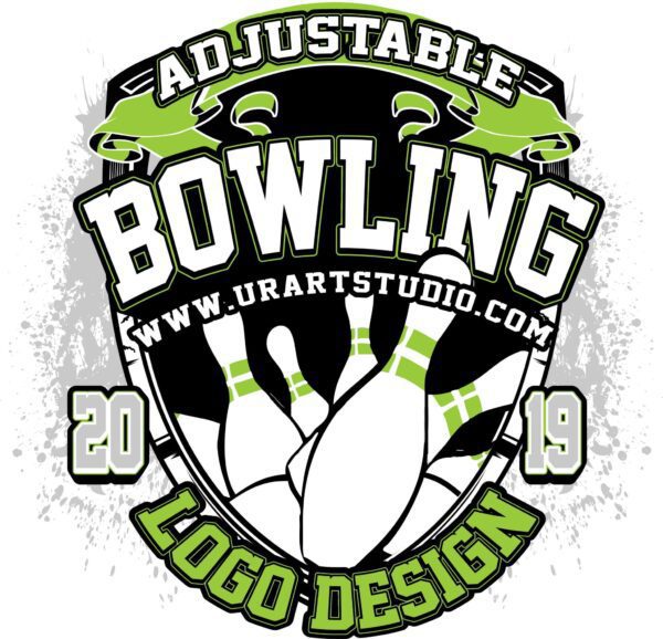 BOWLING ADJUSTABLE VECTOR LOGO DESIGN FOR PRINT AI EPS PDF 501