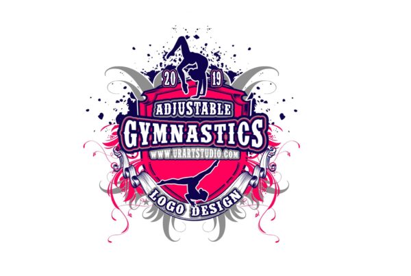 GYMNASTICS VECTOR LOGO DESIGN for PRINT AI-EPS-PDF-PSD 505