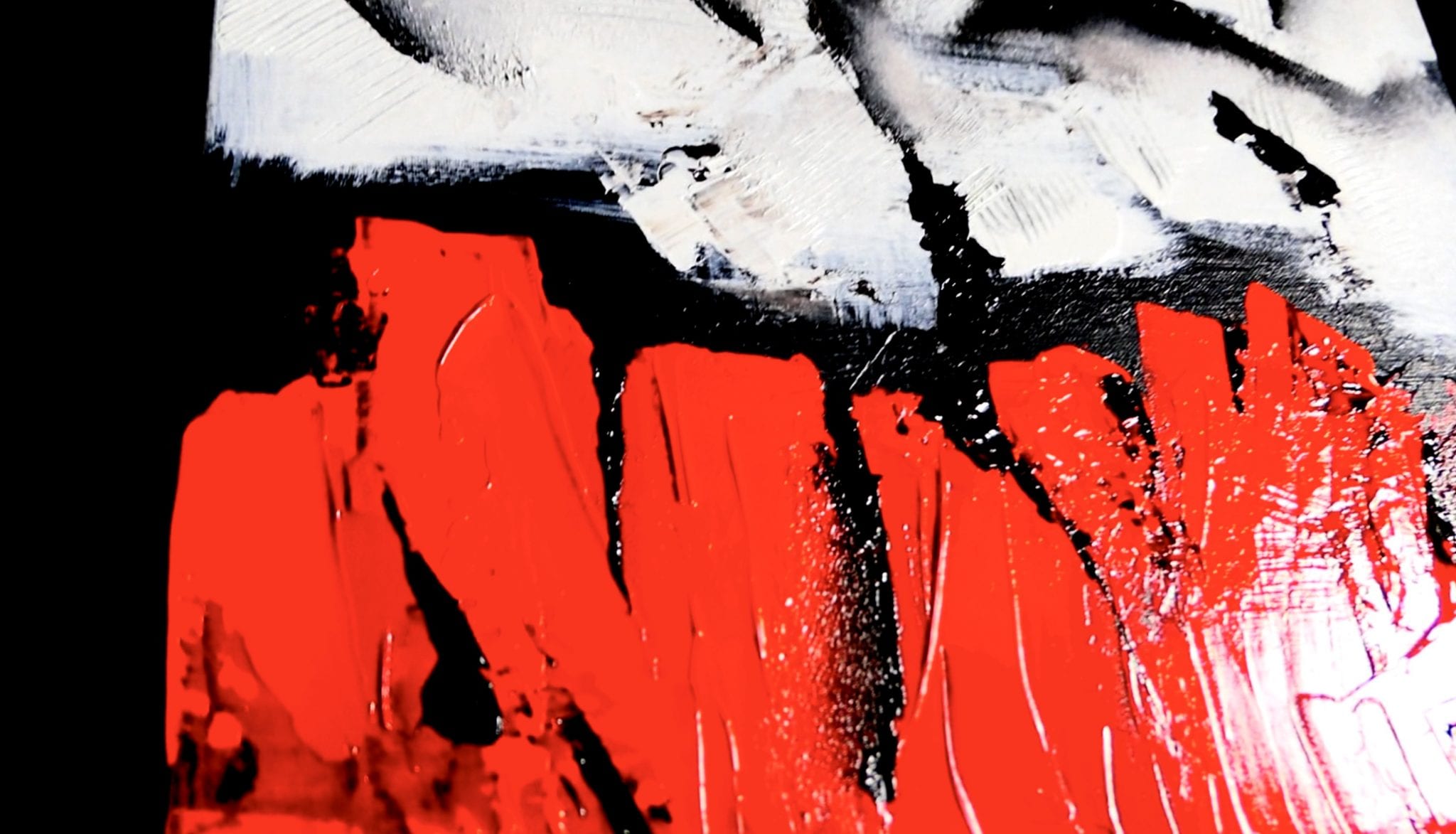 RED and WHITE CONTRAST UrArtStudio