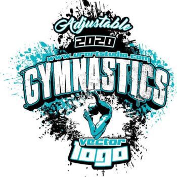 GYMNASTICS-Adjustable-Vector-Logo-Design-with-Live-Font-301