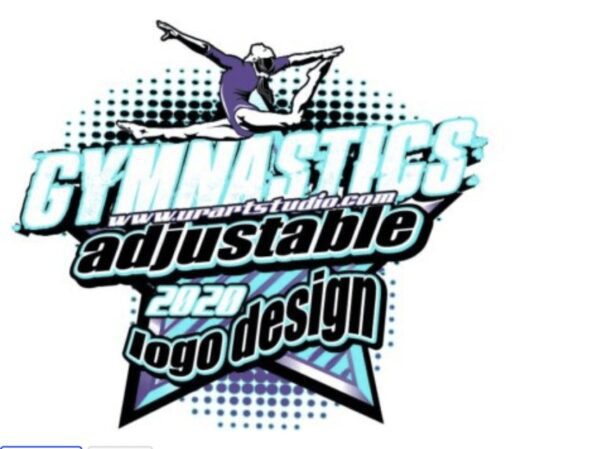 GYMNASTICS adjustable logo design 2020 for print 9090