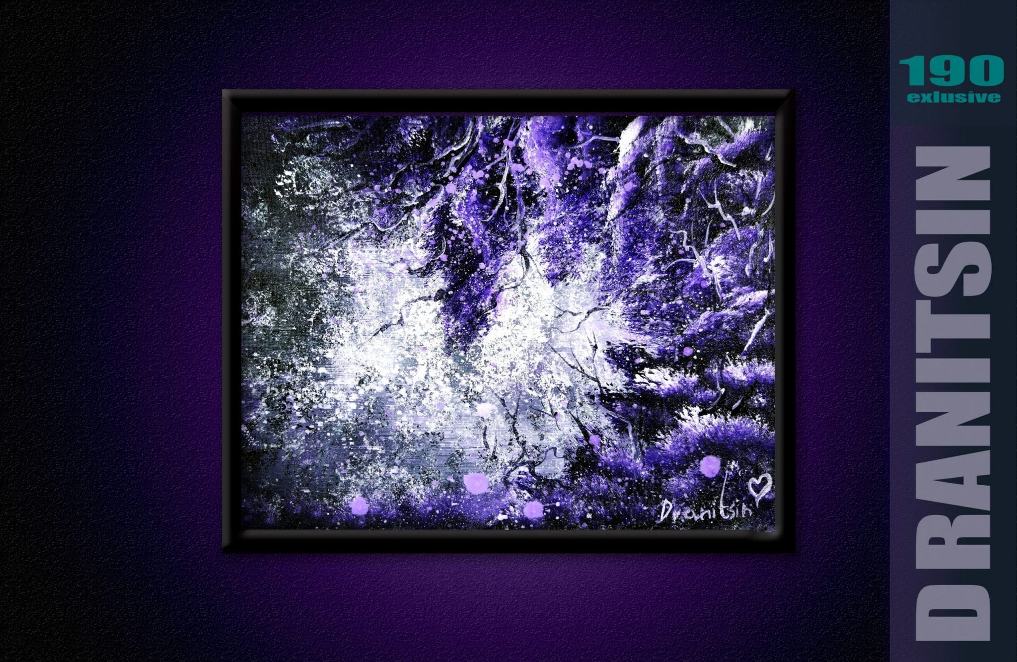 Create Stunning Abstract Art: A Step-by-Step Tutorial to Paint a Purple Abstract Landscape