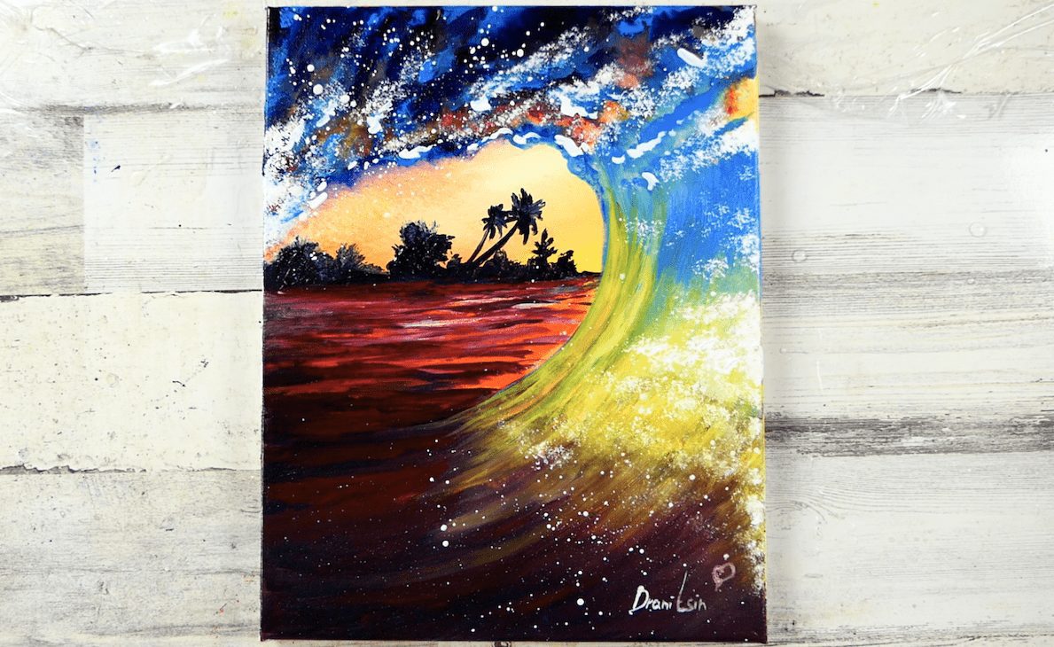 🌊 Unleash Your Creativity: Master the Art of “Painting Exotic Landscapes Through Ocean Waves” with Exciting Video Tutorials