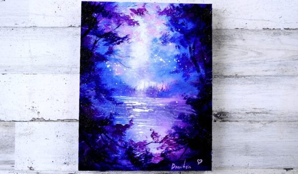 Magical Purple Landscape