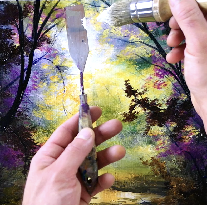 Tip of the Day: Elevate Your Acrylic Painting with Captivating Composition and Visual Storytelling!