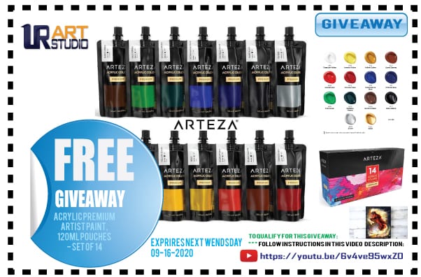 FREE ACRYLIC PAINT – GIVEAWAY