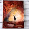 Autumn Landscape Graceful Stag - Image 5