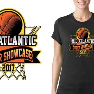 Mid Atlantic Super Showcase basketball LOGO DESIGN