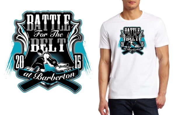 2015 Battle for the Belt at Barberton logo design