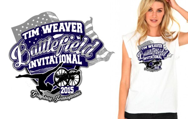 2015 Tim Weaver Battlefield Invitational logo design