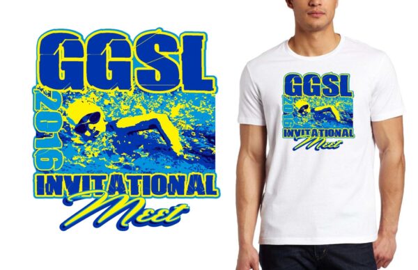 2016 GGSL Invitational Meet logo design