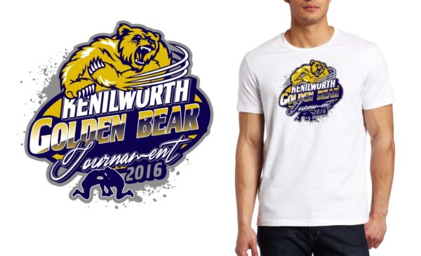 2016 Kenilworth Golden Bear Tournament logo design