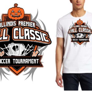 2018 Fall Halloween Soccer Tournament logo design