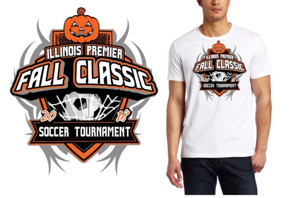 2018 Fall Halloween Soccer Tournament logo design