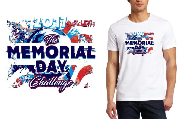 PRINT IMPORTANT 2 designs 17 The Memorial Day Challenge logo design