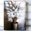 Beautiful White Flowers in Vase | Abstract | Easy Painting for Beginners | Acrylics2