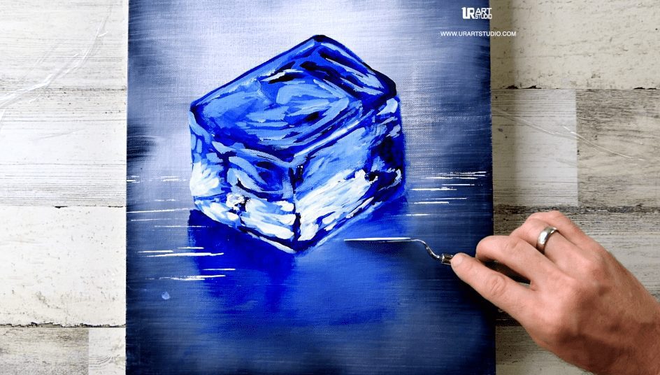 Blue Ice Cube Tray - Openclipart