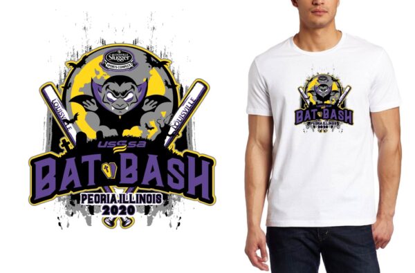 Bat Bash logo design
