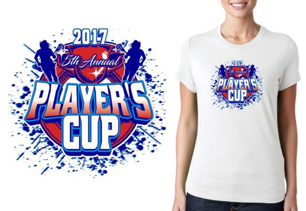 PRINT 7 5th Annual Players Cup lacrosse logo design