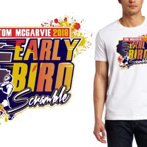 PRINT 2018 Tom McGarvie Earlybird Scramble logo design