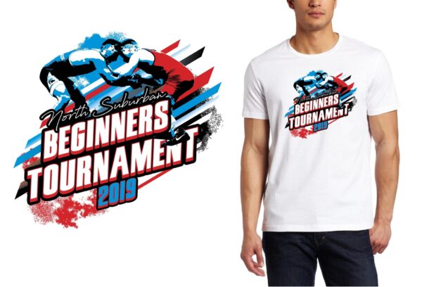 2019 North Suburban Beginners Tournament logo design