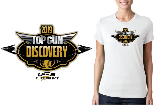 PRINT 2019 Top Gun Discovery MSP logo design