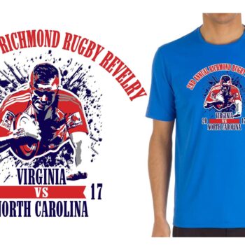 PRINT 2017 VA vs NC Rugby Festival rugby logo design