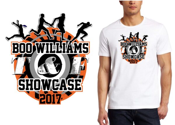 PRINT 2017 Boo Williams T F Showcase track logo design