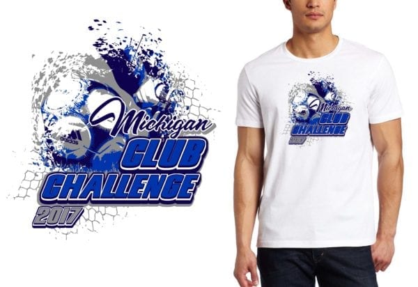 PRINT 2017 Michigan Club Challenge soccer logo design