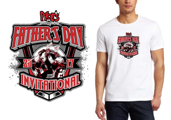 PRINT 6 17 MOE S Father s Day Invitational Lacrosse Tournament lacrosse logo design